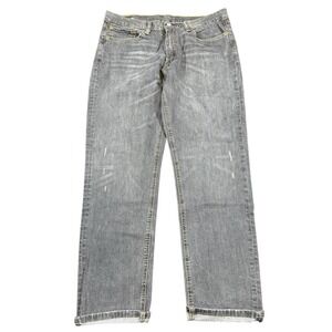 Levis 541 36x32 Jeans Mens Athletic Tapered Gray Wash Denim